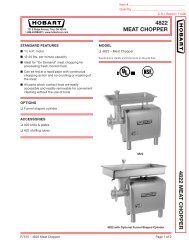 4822 MEAT CHOPPER 4822 MEA T CHOPPER - Hobart