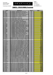 SIMES - PROFORMA Preisliste - Home MOLTO LUCE