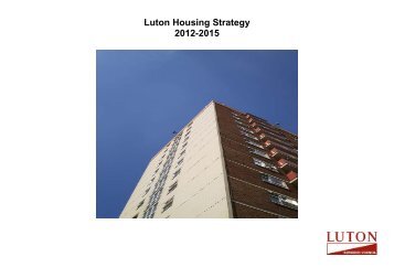 Housing strategy 2012 - Luton Borough Council