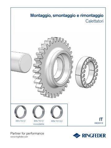 Montaggio, smontaggio e rimontaggio Calettatori IT - Ringfeder