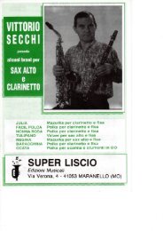 VITTORIO SECCHI - edizioni musicali superliscio