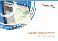 New Features Guide - a handy booklet (PDF) - Audatex