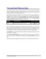 The onstat Quick Reference Guide - drap