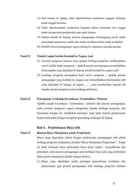 Surat Perjanjian Kerja Sama Terkait Program Pemagangan ...