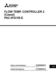 FLOW TEMP. CONTROLLER 2 (Cased) PAC-IF031B-E - AIRCO line
