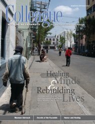 Rebuilding - Pepperdine University » Colleague Alumni Magazine