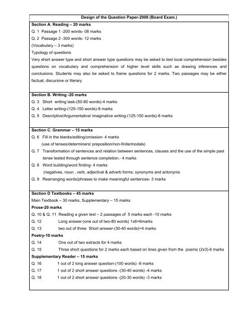 Section A Reading A 20 Marks Q 1 Passage 1 Wel Pie Tutorials Images, Photos, Reviews