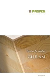 GLULAM - Pfeifer