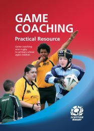 Game coaching - Scottish Rugby Union