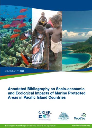 Annotated Bibliography on Socio-economic and Ecological Impacts ...