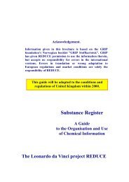 Substance Register. A Guide to the Organisation and Use ... - Reduce