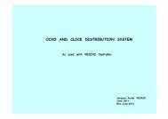 OCXO AND CLOCK DISTRIBUTION SYSTEM - Ve2azx.net