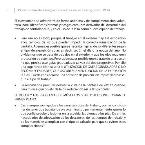 PrevenciÃ³n de riesgos laborales en el trabajo con PDA PrevenciÃ³n ...