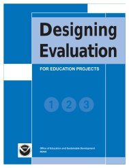 Designing Evaluation for Education Projects - National Extension ...
