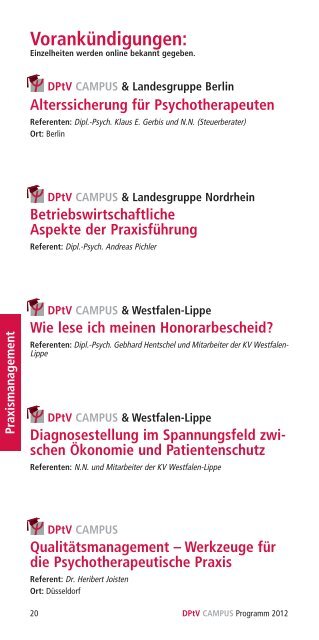 Programm 2012 - DPtV