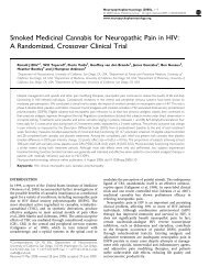 Smoked Medicinal Cannabis for Neuropathic Pain in HIV: A ...