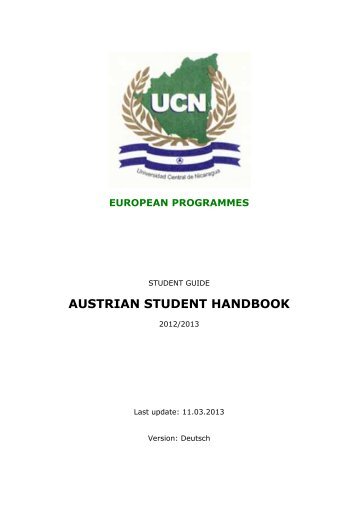 AUSTRIAN STUDENT HANDBOOK - Business School Direct