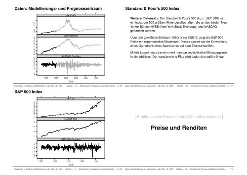 Stochastische Prozesse und Zeitreihenmodelle - Institute for ...