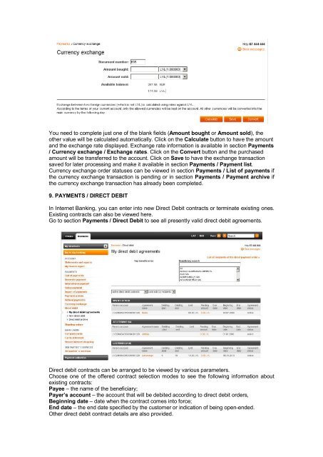 Swedbank Business Internet Banking User Manual