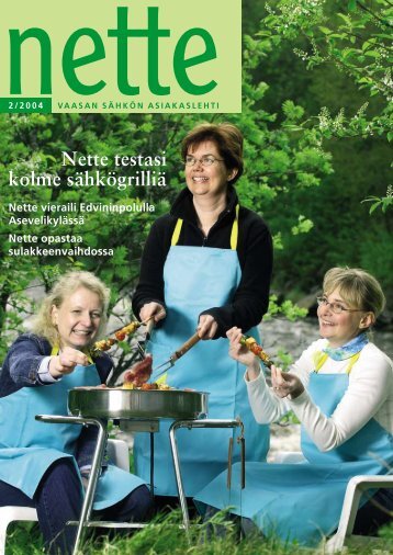 Nette testasi kolme sÃ¤hkÃ¶grilliÃ¤ - Vaasan SÃ¤hkÃ¶ Oy