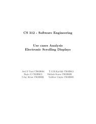 CS 312 - Software Engineering Use cases Analysis Electronic ...