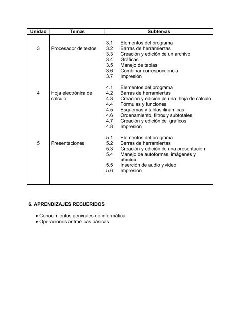 Taller de InformÃ¡tica Administrativa I - Manual Normativo AcadÃ©mico ...