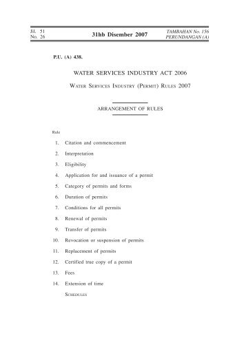 Water Services Industry (Permit) Rules 2007.pdf - KeTTHA