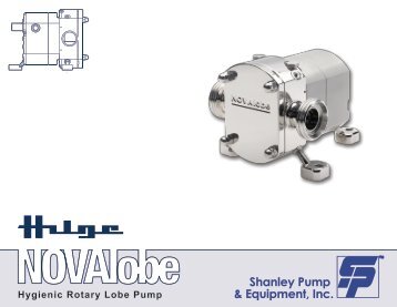HILGE NOVAlobe Stainless Steel Rotary Pump and Pump Parts for ...