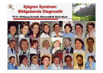 SjÃ¶gren Syndrom: Bildgebende Diagnostik - Rheuma-Tage-Berlin