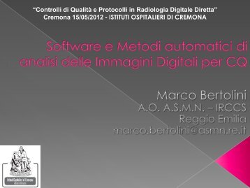 Bertolini_software e CQ automatici