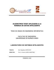 Algoritmos TDIDT aplicados a la Mineria de Datos ... - Laboratorios