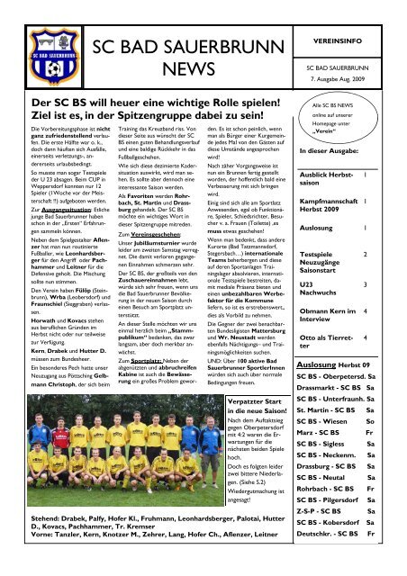 7.Ausgabe - SC Bad Sauerbrunn