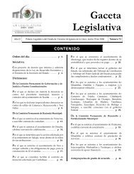 Gaceta Legislativa - H. Congreso del Estado de Veracruz