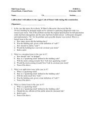 Mid-term Exam Fall 2003 Form A - CS Course Webpages