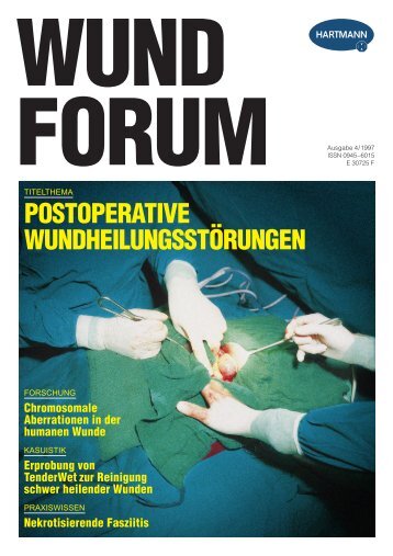 POSTOPERATIVE WUNDHEILUNGSSTÖRUNGEN - Hartmann