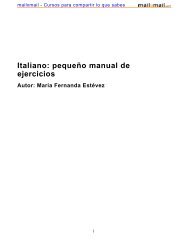 Italiano: pequeÅo manual de ejercicios - MailxMail