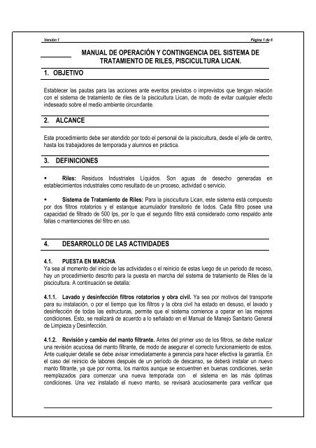Anexo 9. ]Manual contingencia planta tratamiento de riles