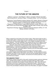 THE FUTURE OF THE AMAZON - Philip M. Fearnside - Inpa