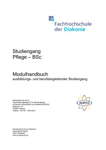 2012_03_13_Modulhandbuch AHPGS - Fachhochschule der ...