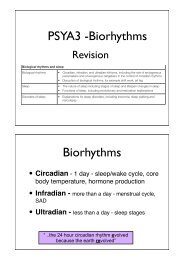 Biothythms revision 2012 worksheet - The Grange School Blogs