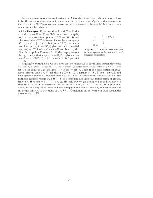 Algebra I: Section 6. The structure of groups. 6.1 Direct products of ...