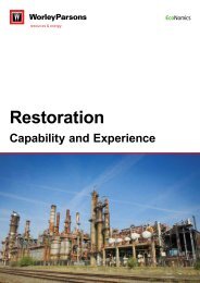 Restoration - WorleyParsons.com