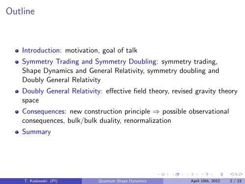 Effective Field Theory for Quantum Gravity from ... - Relativity Group