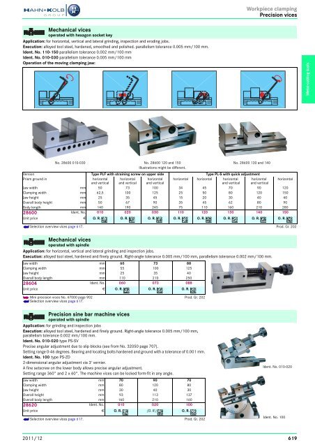 Clamping Tools - EN / Hahn+Kolb