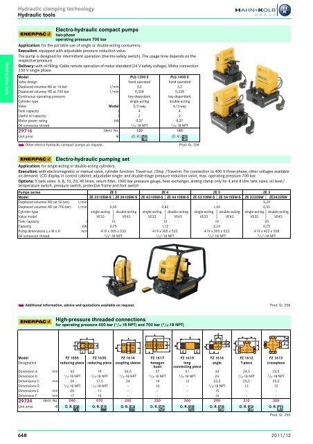 Clamping Tools - EN / Hahn+Kolb