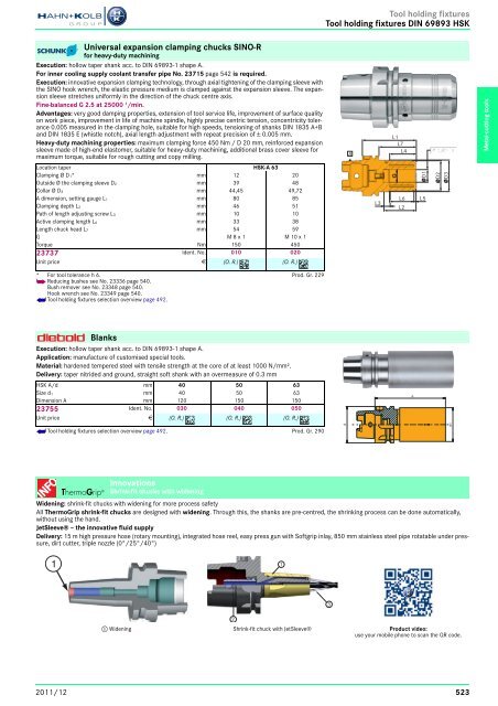 Clamping Tools - EN / Hahn+Kolb