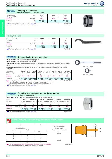 Clamping Tools - EN / Hahn+Kolb