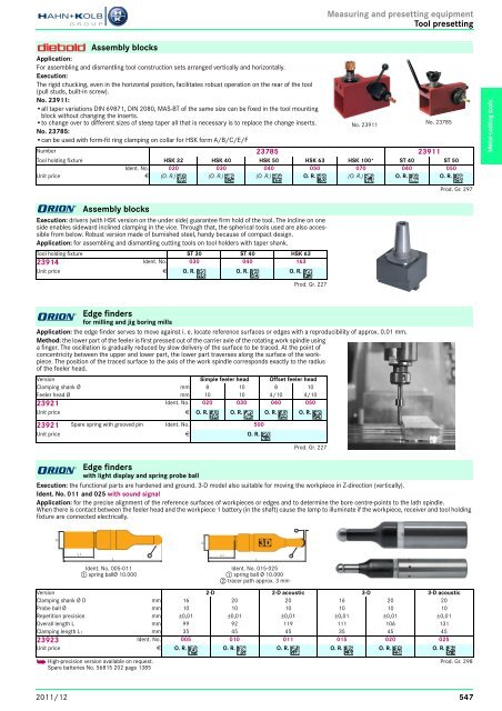 Clamping Tools - EN / Hahn+Kolb