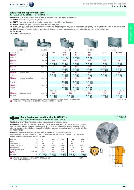 Clamping Tools - EN / Hahn+Kolb