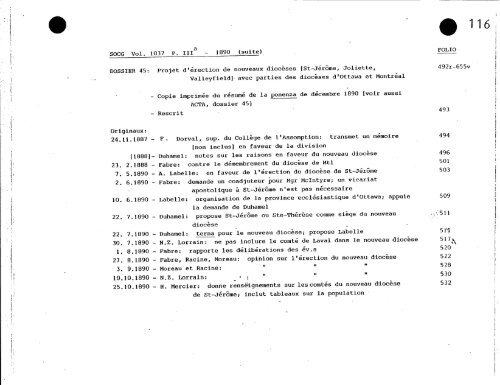 ARCHIVES PUBLIQUES DU CANADA DIVISION DES ...